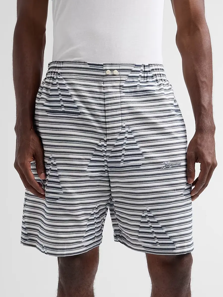 Jacquemus Men's Le Calecon Jacquard Shorts | Thumbnail 5 Jacquemus Men's Le Calecon Jacquard Shorts | Thumbnail 5