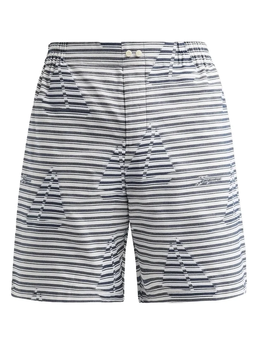 Jacquemus Men's Le Calecon Jacquard Shorts