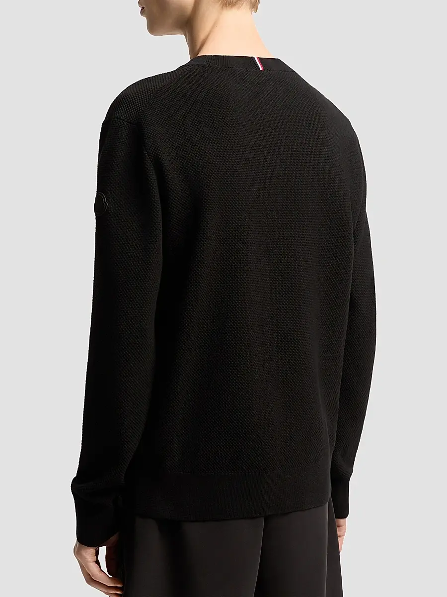 Moncler Men's Sweater in Cotton | Thumbnail 3 Moncler Men's Sweater in Cotton | Thumbnail 3