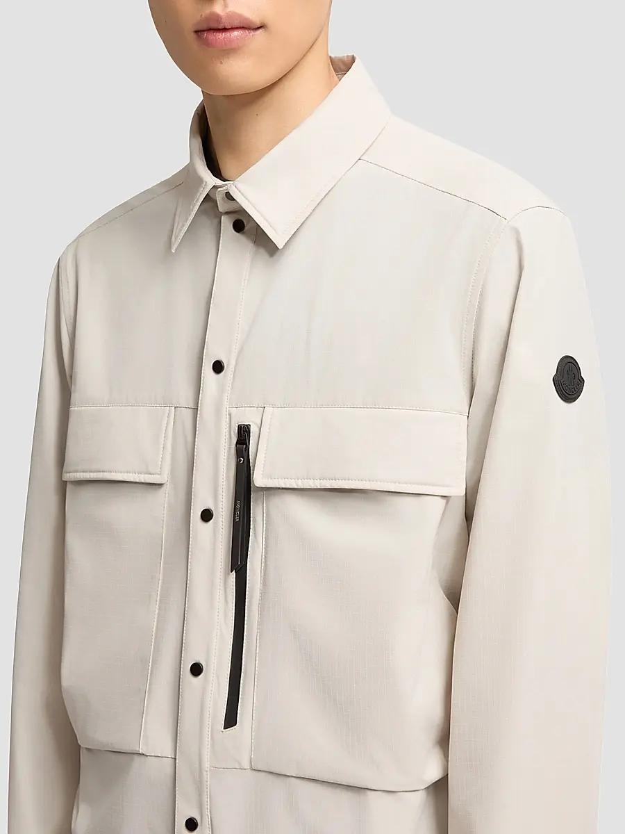 Moncler Men's Zip-Up Shacket | Thumbnail 4 Moncler Men's Zip-Up Shacket | Thumbnail 4
