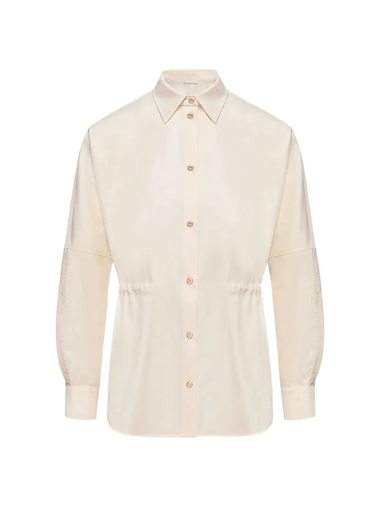 Moncler Women's Shacket in Wool - White | Image 1 Moncler Women's Shacket in Wool - White | Image 1