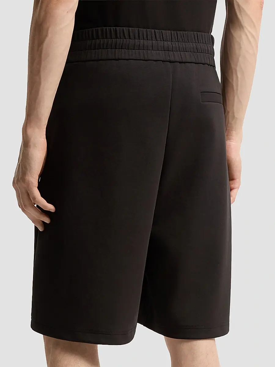 Moncler Men's Shorts in Interlock Cotton Blend | Thumbnail 3 Moncler Men's Shorts in Interlock Cotton Blend | Thumbnail 3