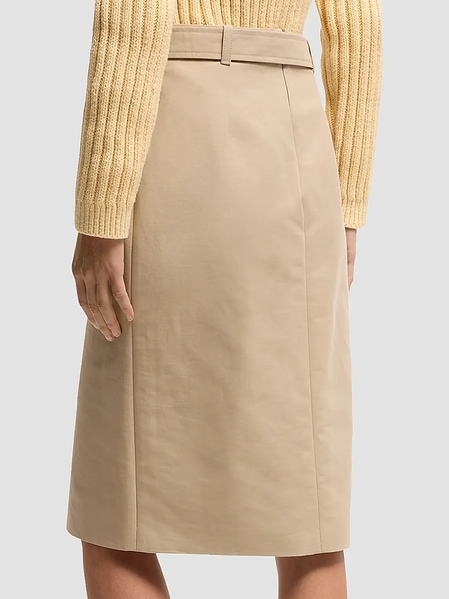 Moncler Women's Skirt in Cotton with Belt | Thumbnail 3 Moncler Women's Skirt in Cotton with Belt | Thumbnail 3