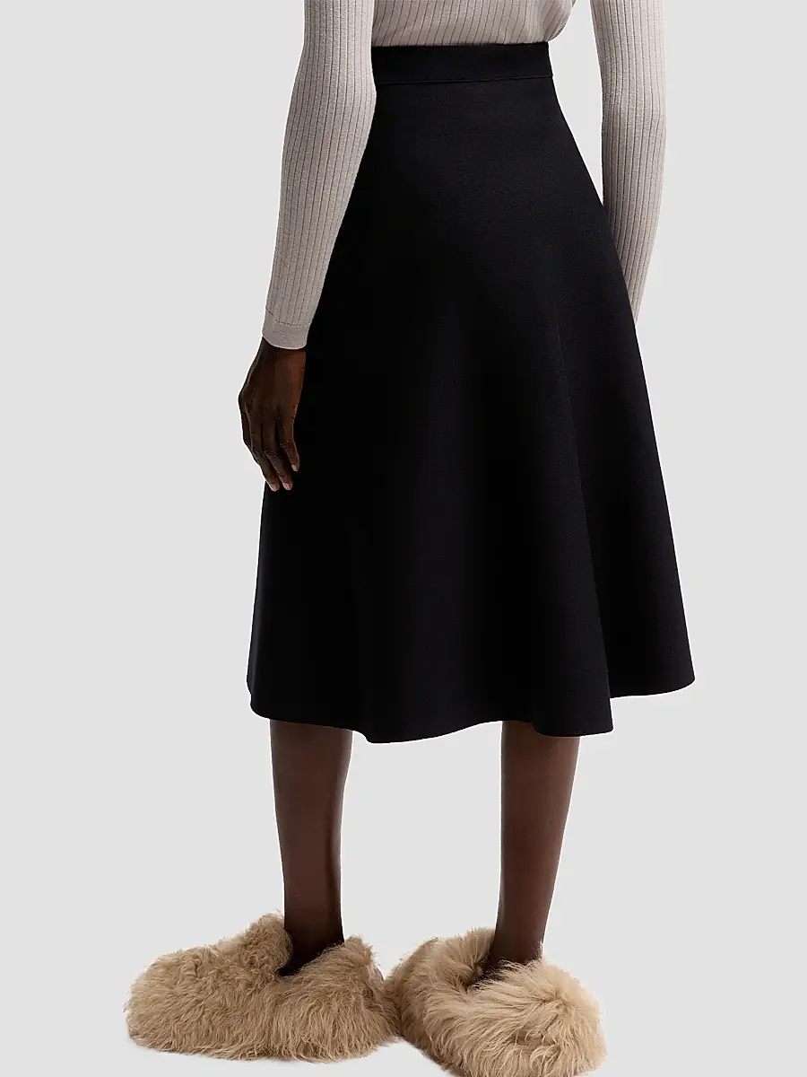 Moncler Women's Skirt in Wool Blend | Thumbnail 3 Moncler Women's Skirt in Wool Blend | Thumbnail 3