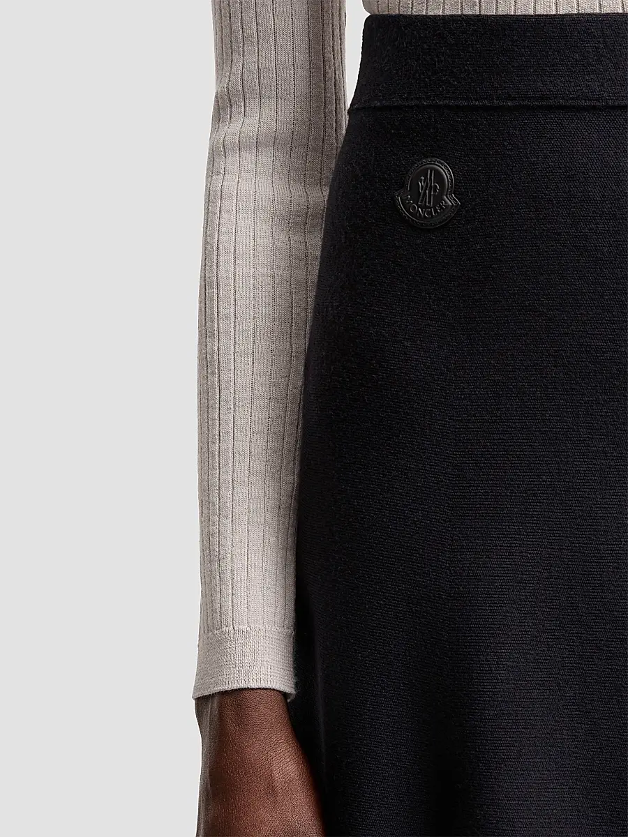 Moncler Women's Skirt in Wool Blend | Thumbnail 4 Moncler Women's Skirt in Wool Blend | Thumbnail 4