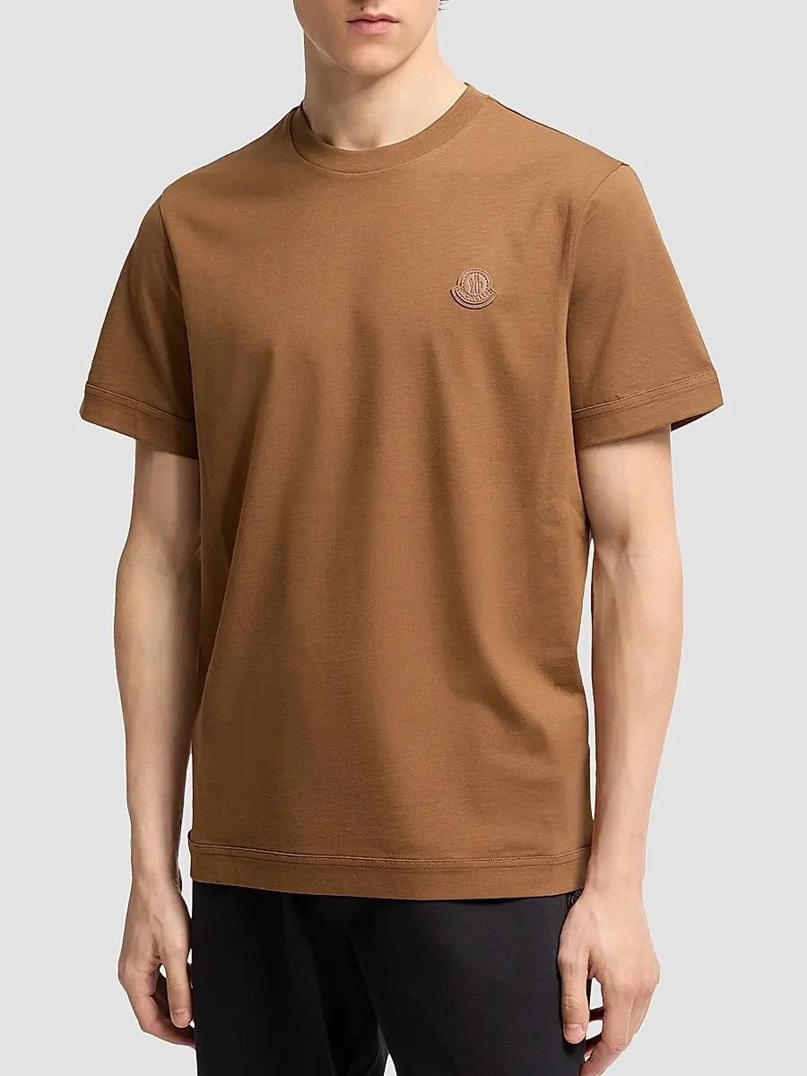 Moncler Men's Crewneck T-Shirt in Cotton | Thumbnail 2