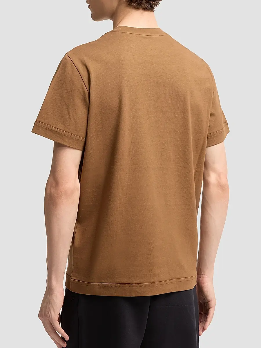 Moncler Men's Crewneck T-Shirt in Cotton | Thumbnail 3