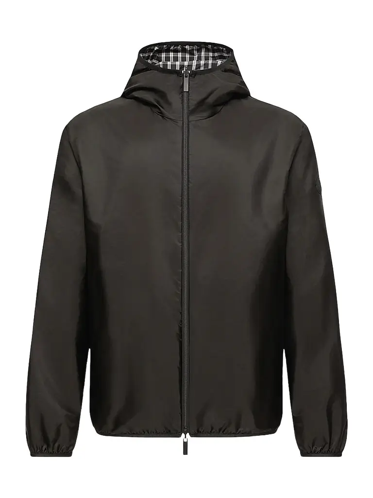Moncler Men's Vandelli Reversible Jacket with Hood - Black - Size XXL | Image 1 Moncler Men's Vandelli Reversible Jacket with Hood - Black - Size XXL | Image 1