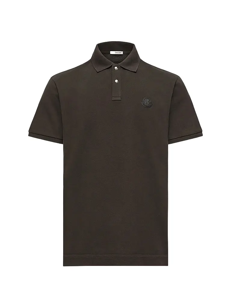 Moncler Men's Polo Shirt in Cotton Piquet | Image 1 Moncler Men's Polo Shirt in Cotton Piquet | Image 1
