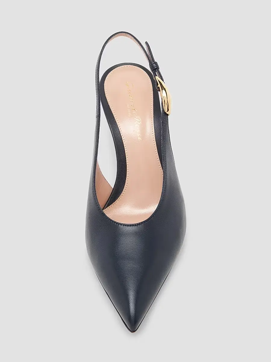 Gianvito Rossi Women's 70MM Leather Slingback Pumps | Thumbnail 4 Gianvito Rossi Women's 70MM Leather Slingback Pumps | Thumbnail 4