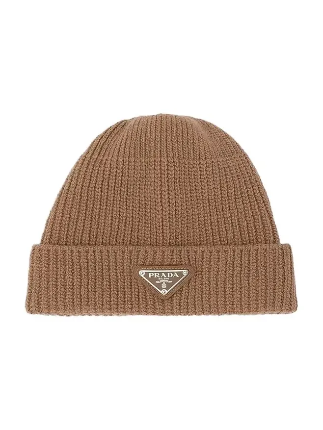 Men's Wool and Cashmere Beanie - Brown Men's Wool and Cashmere Beanie - Brown