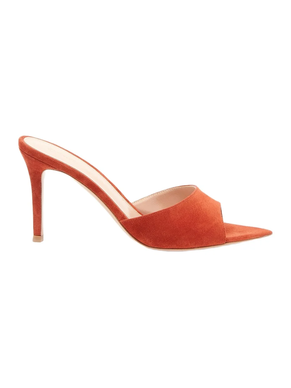 Women's Elle 85MM Suede Mules Women's Elle 85MM Suede Mules