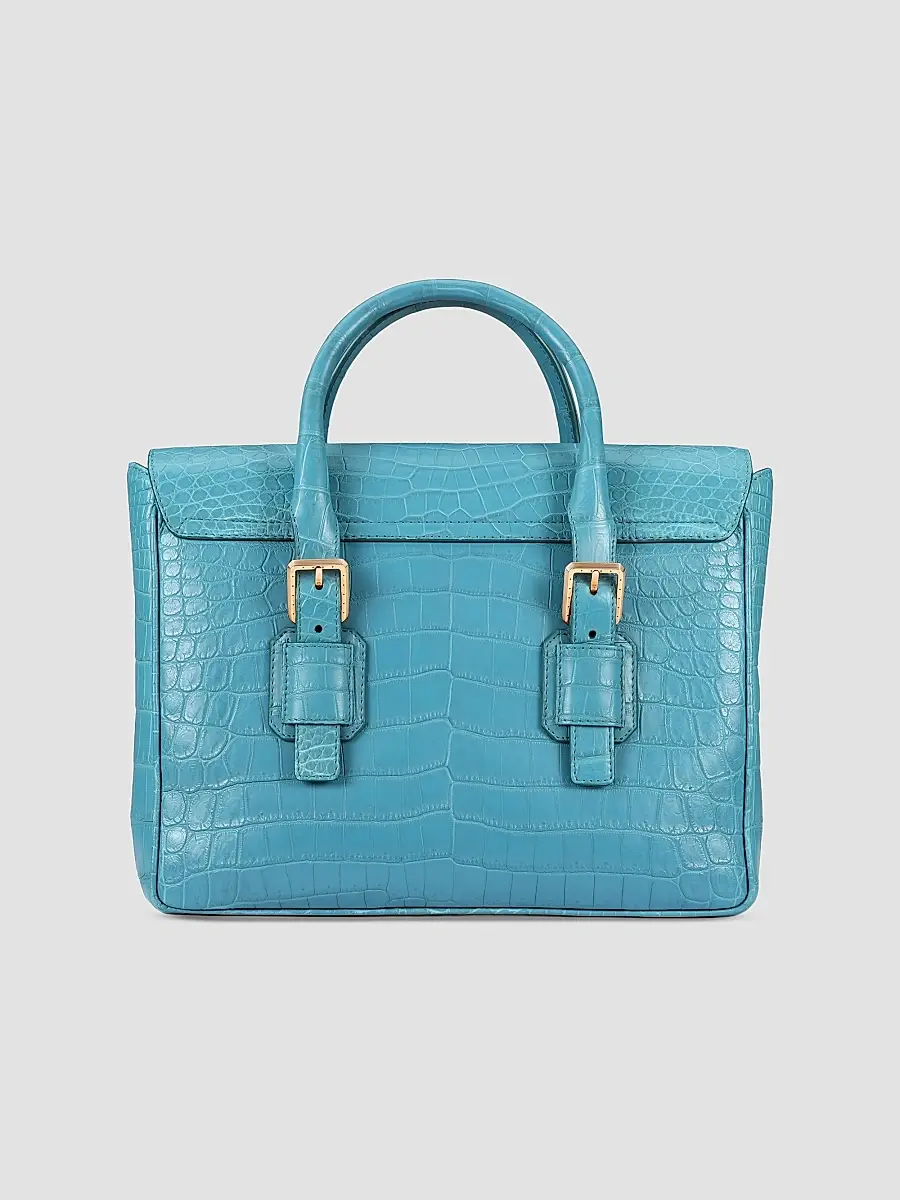 Stefano Ricci Men's Luxury Flap Croc Briefcase | Thumbnail 9 Stefano Ricci Men's Luxury Flap Croc Briefcase | Thumbnail 9