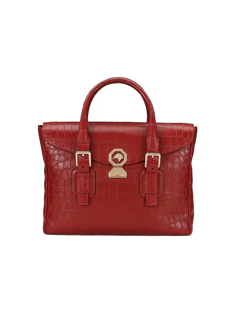 Men's Luxury Flap Croc Briefcase Men's Luxury Flap Croc Briefcase