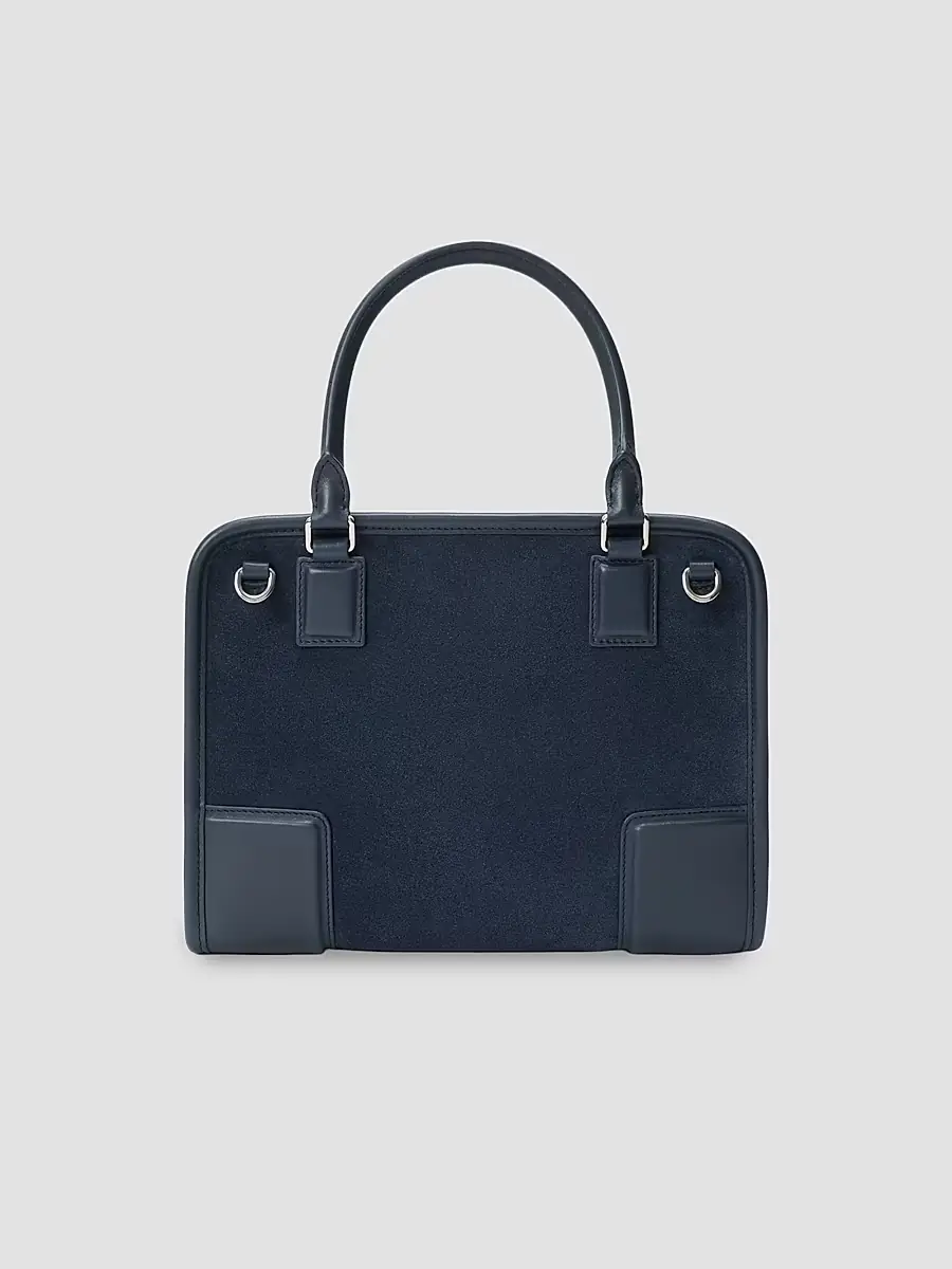 Loewe Women's Amazona Small Suede Top Handle Bag | Thumbnail 2 Loewe Women's Amazona Small Suede Top Handle Bag | Thumbnail 2