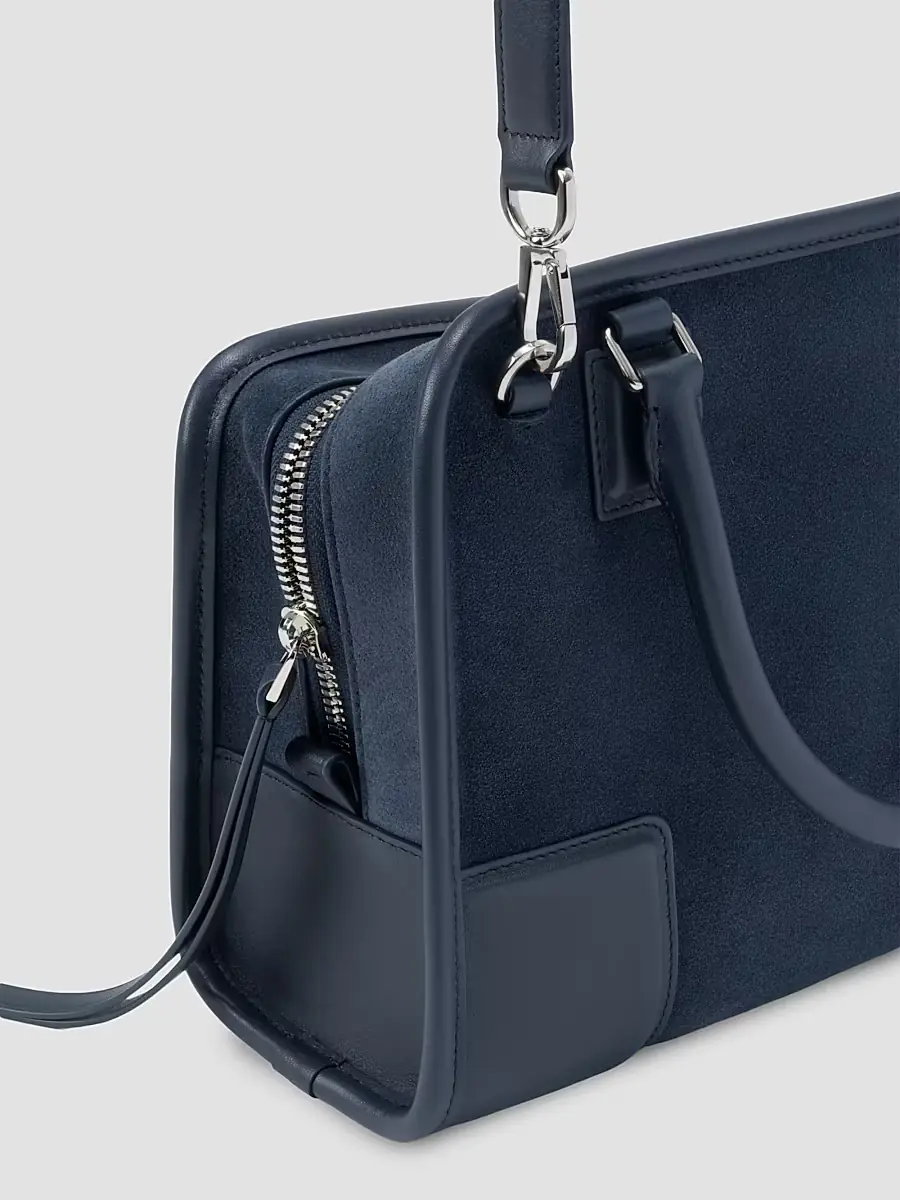 Loewe Women's Amazona Small Suede Top Handle Bag | Thumbnail 4 Loewe Women's Amazona Small Suede Top Handle Bag | Thumbnail 4