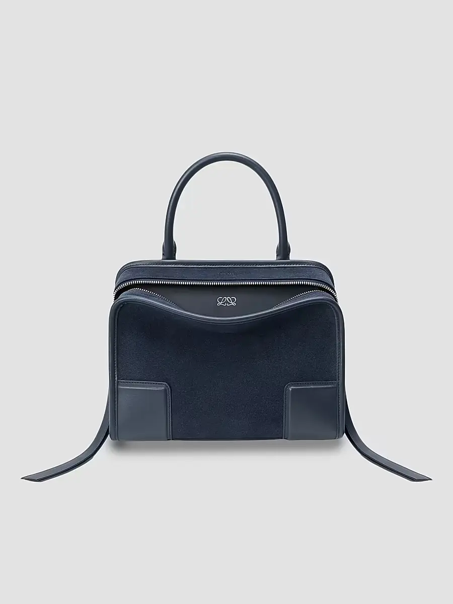 Loewe Women's Amazona Small Suede Top Handle Bag | Thumbnail 7 Loewe Women's Amazona Small Suede Top Handle Bag | Thumbnail 7