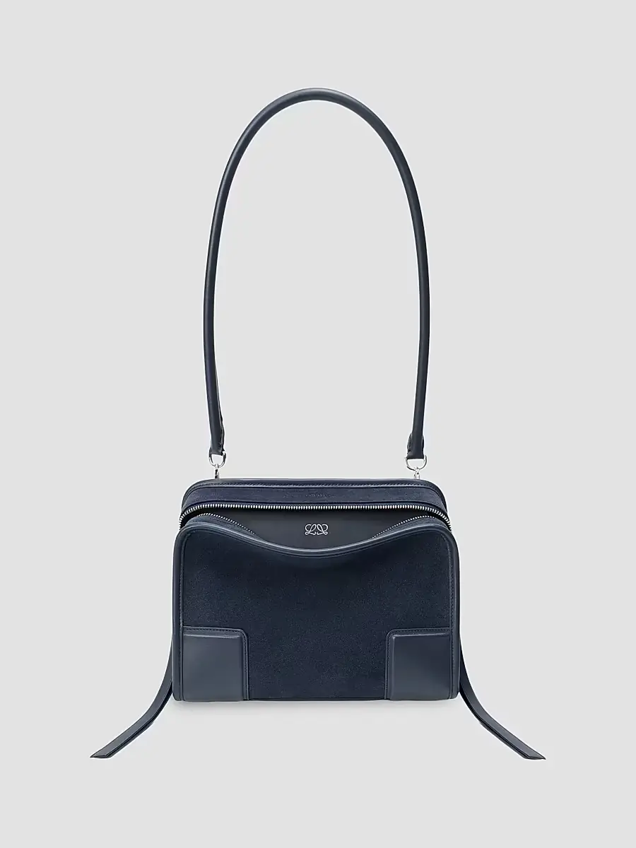 Loewe Women's Amazona Small Suede Top Handle Bag | Thumbnail 9 Loewe Women's Amazona Small Suede Top Handle Bag | Thumbnail 9