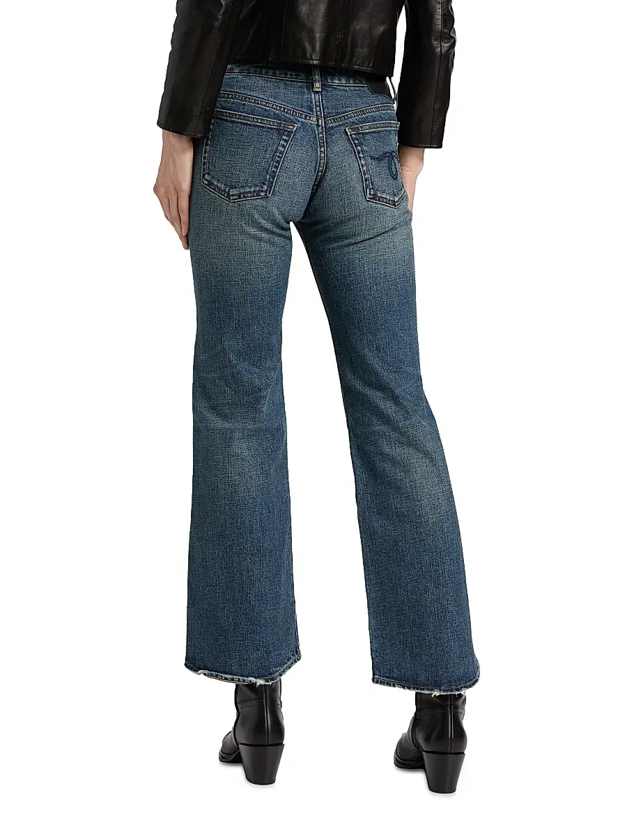 R13 Women's Joan Kick Flared Jeans | Thumbnail 5