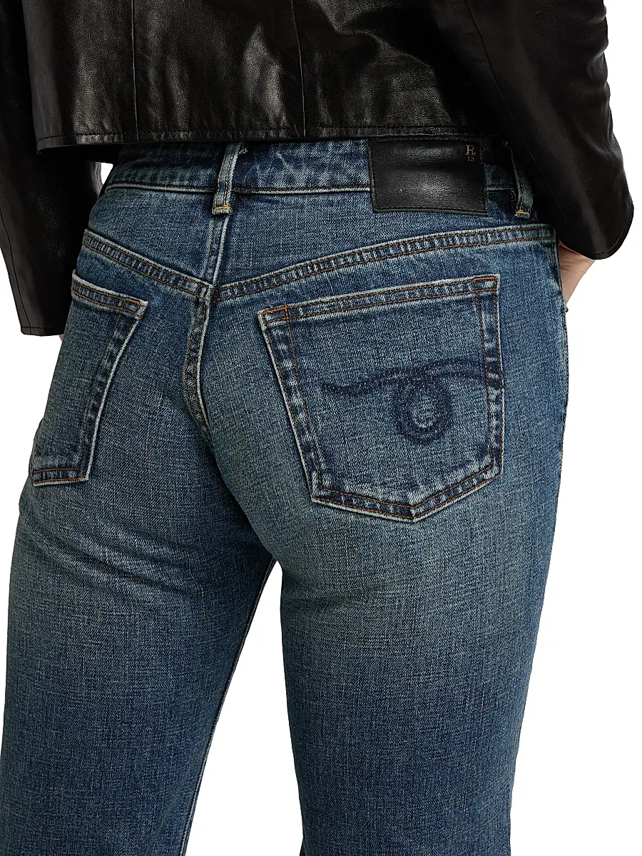 R13 Women's Joan Kick Flared Jeans | Thumbnail 6