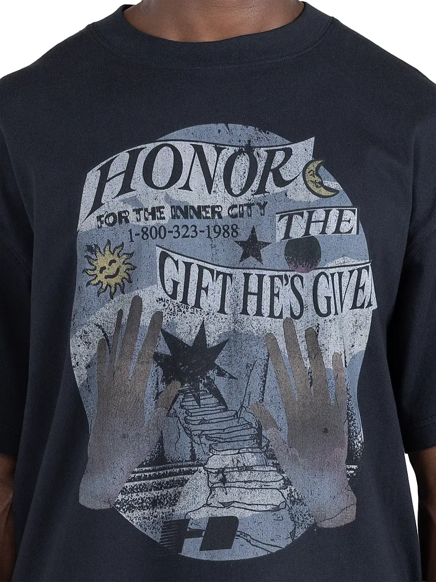 Honor The Gift Men's Gift He's Given Graphic Cotton T-Shirt | Thumbnail 2 Honor The Gift Men's Gift He's Given Graphic Cotton T-Shirt | Thumbnail 2