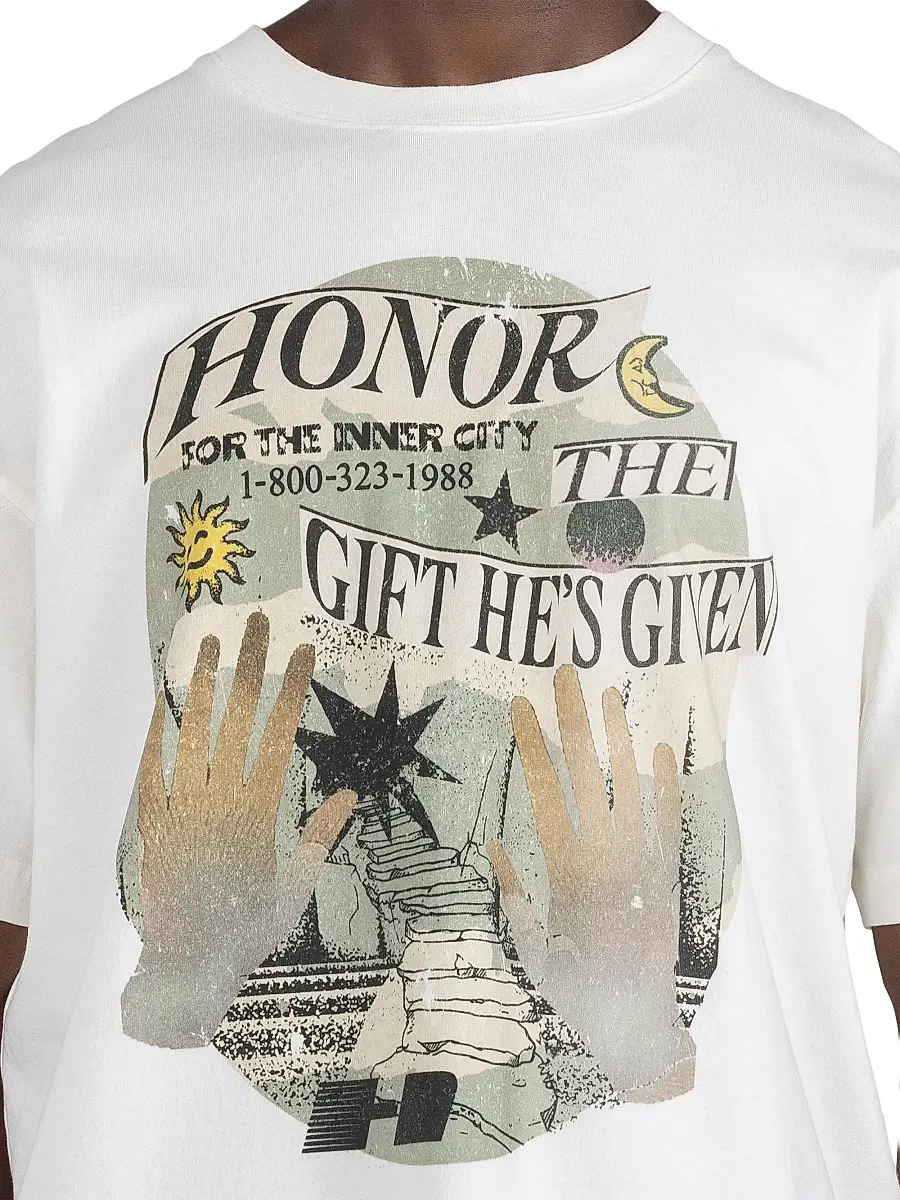 Honor The Gift Men's Gift He's Given Graphic Cotton T-Shirt | Thumbnail 2 Honor The Gift Men's Gift He's Given Graphic Cotton T-Shirt | Thumbnail 2