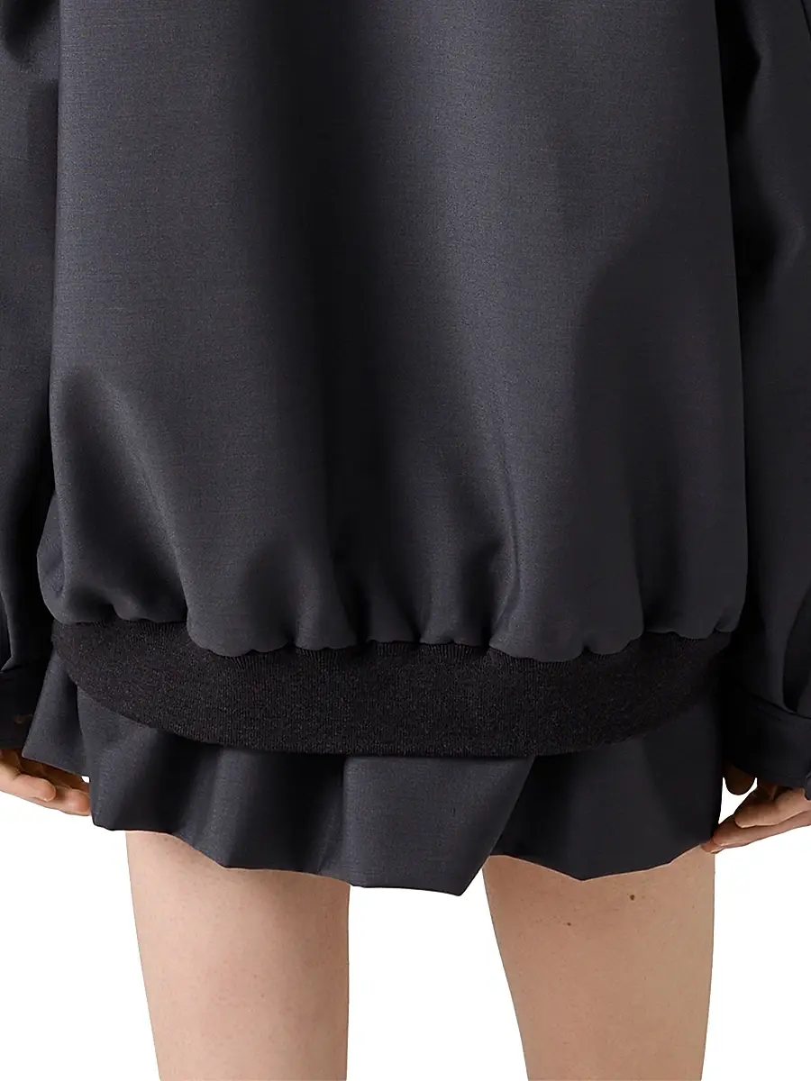 Miu Miu Women's Bonded Kid Mohair Miniskirt | Thumbnail 5