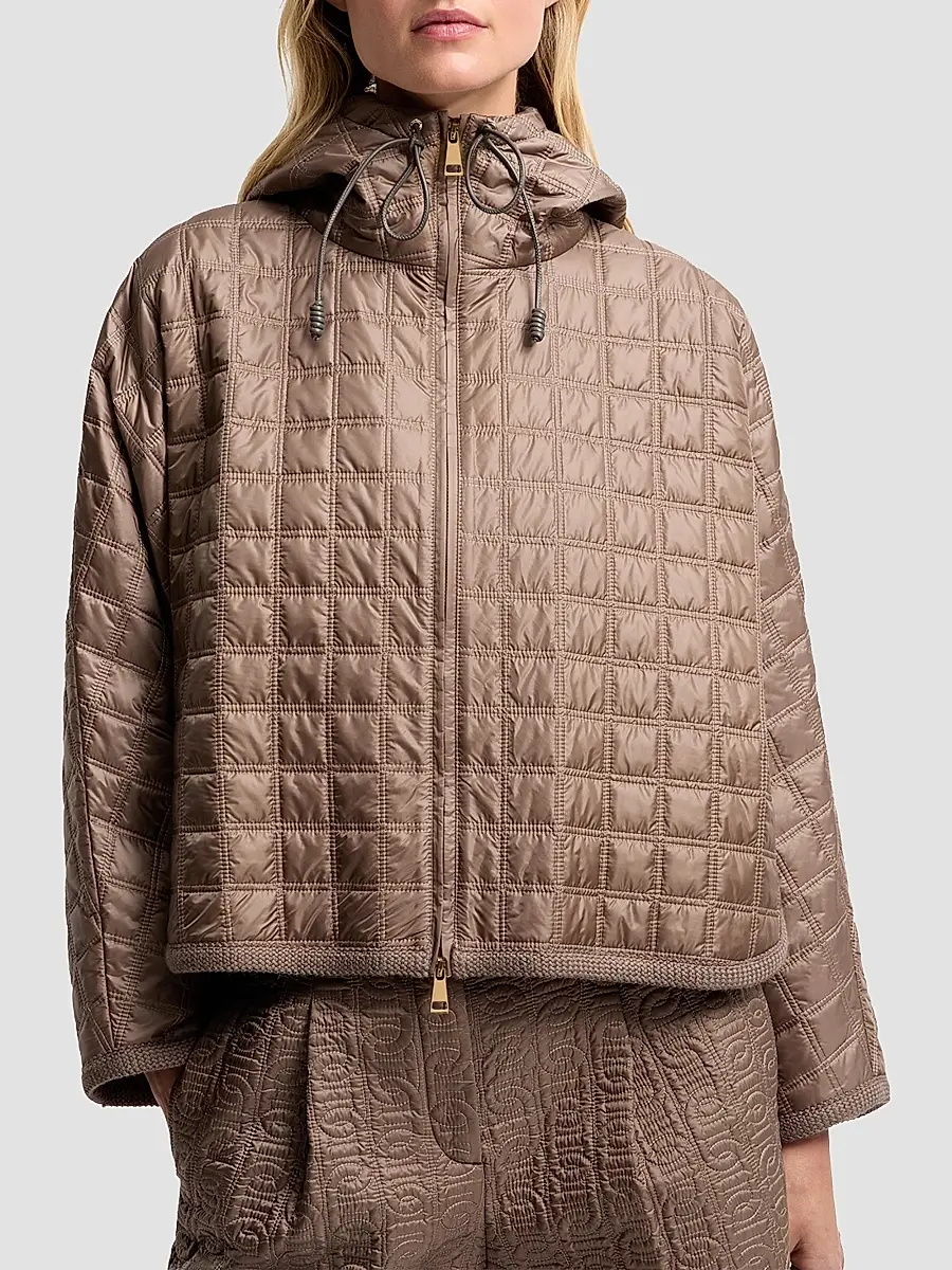 Moncler Women's Down-Filled Cape with Hood | Thumbnail 2 Moncler Women's Down-Filled Cape with Hood | Thumbnail 2