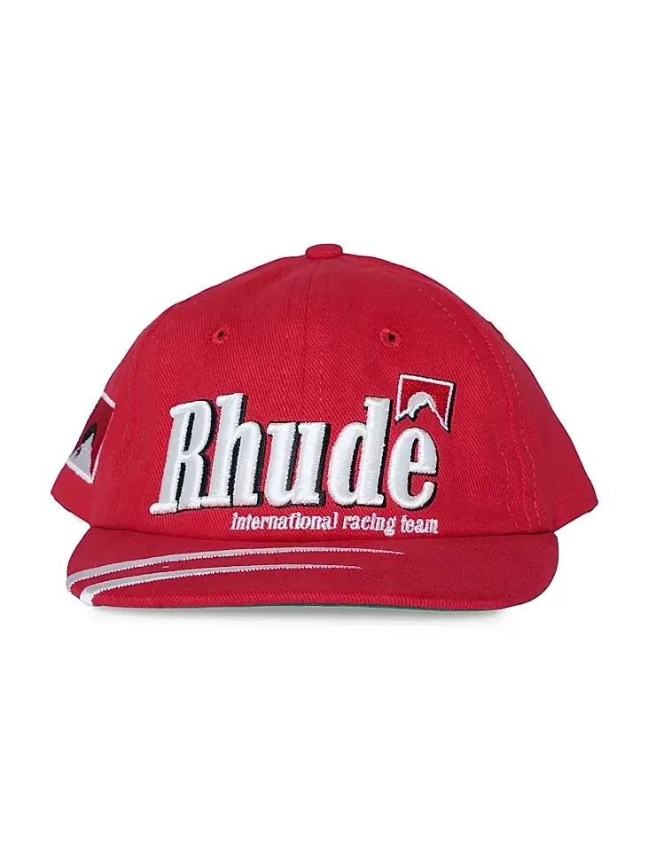Men's Moonlight Logo-Embroidered Dual Striped Cotton Cap Men's Moonlight Logo-Embroidered Dual Striped Cotton Cap