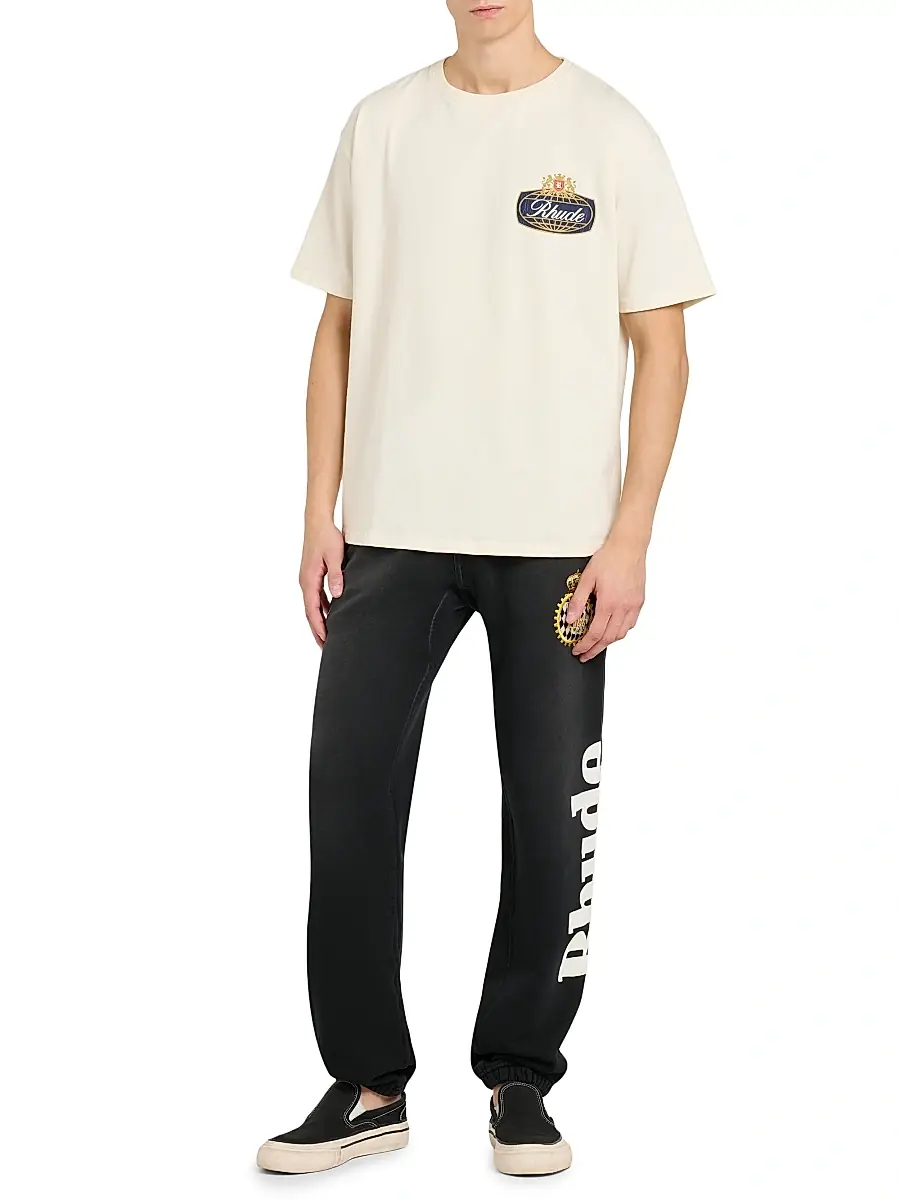 Rhude Men's Safari Crest T-Shirt | Thumbnail 2 Rhude Men's Safari Crest T-Shirt | Thumbnail 2