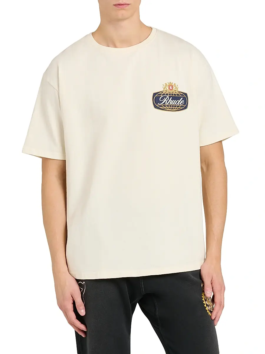 Rhude Men's Safari Crest T-Shirt | Thumbnail 3 Rhude Men's Safari Crest T-Shirt | Thumbnail 3