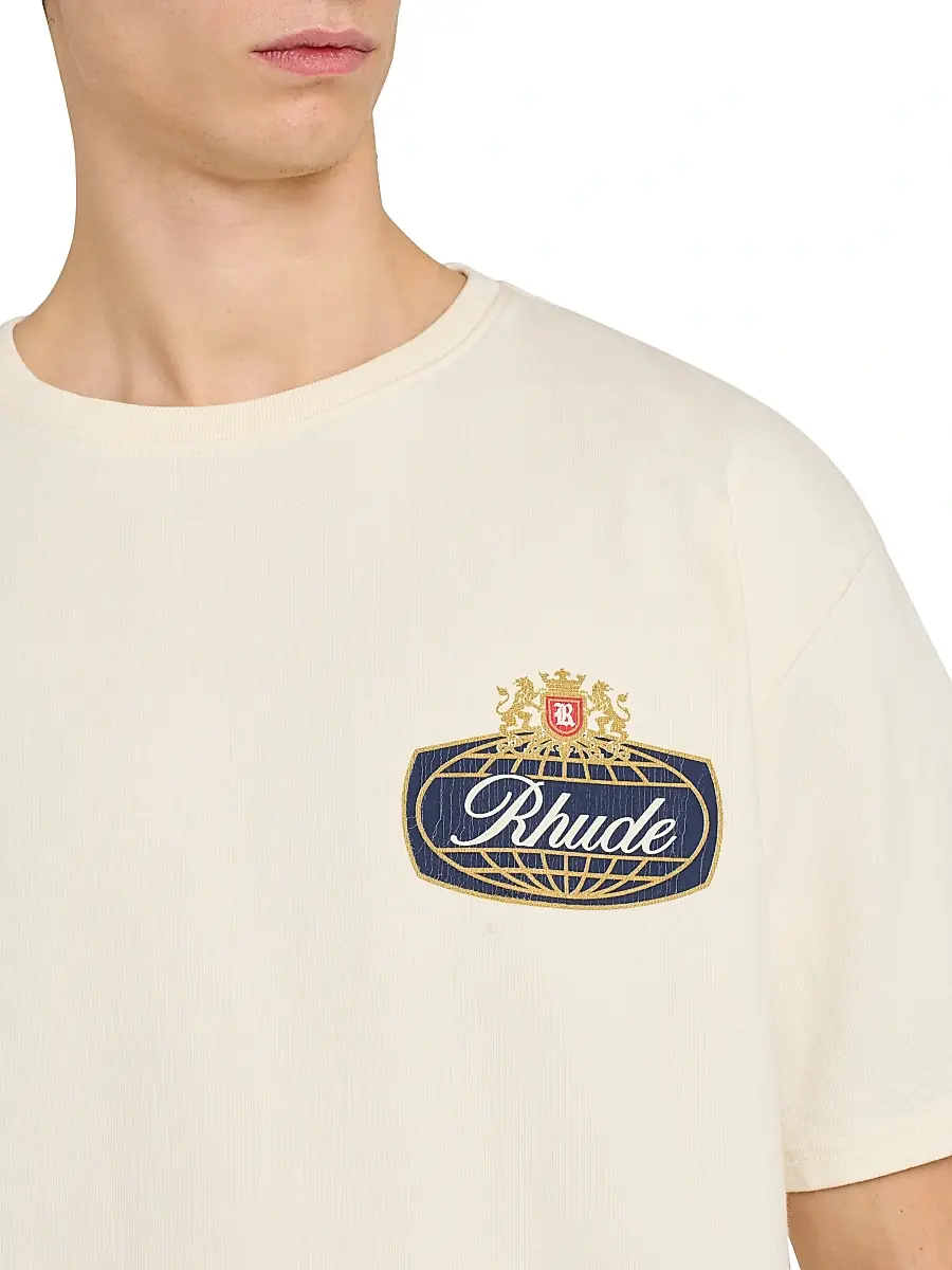 Rhude Men's Safari Crest T-Shirt | Thumbnail 6 Rhude Men's Safari Crest T-Shirt | Thumbnail 6