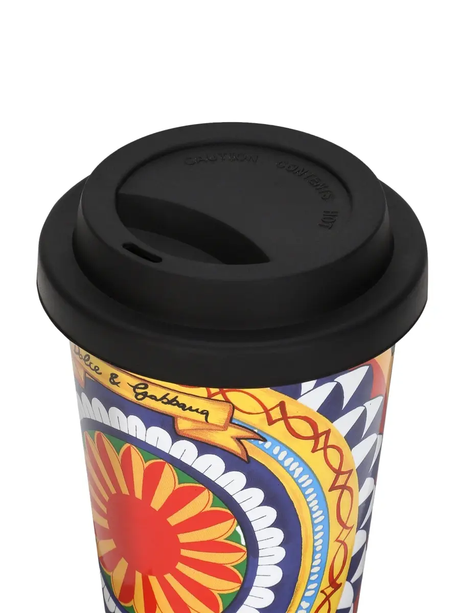 Dolce & Gabbana Carretto Ceramic Travel Mug | Thumbnail 4 Dolce & Gabbana Carretto Ceramic Travel Mug | Thumbnail 4