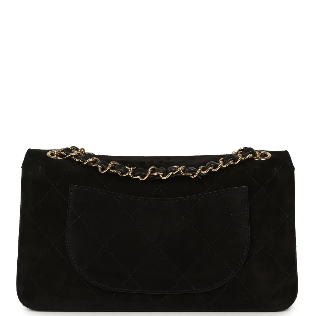 Chanel Chanel Medium "Souplissimo" Flap Bag Black Suede Gold Hardware | Thumbnail 4 Chanel Chanel Medium "Souplissimo" Flap Bag Black Suede Gold Hardware | Thumbnail 4