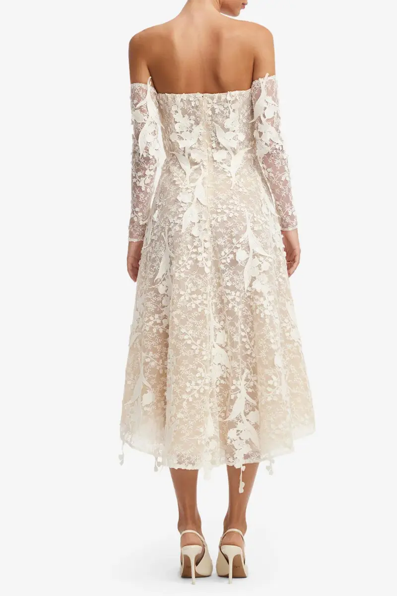 LEO LIN Ana Midi Dress | Thumbnail 7
