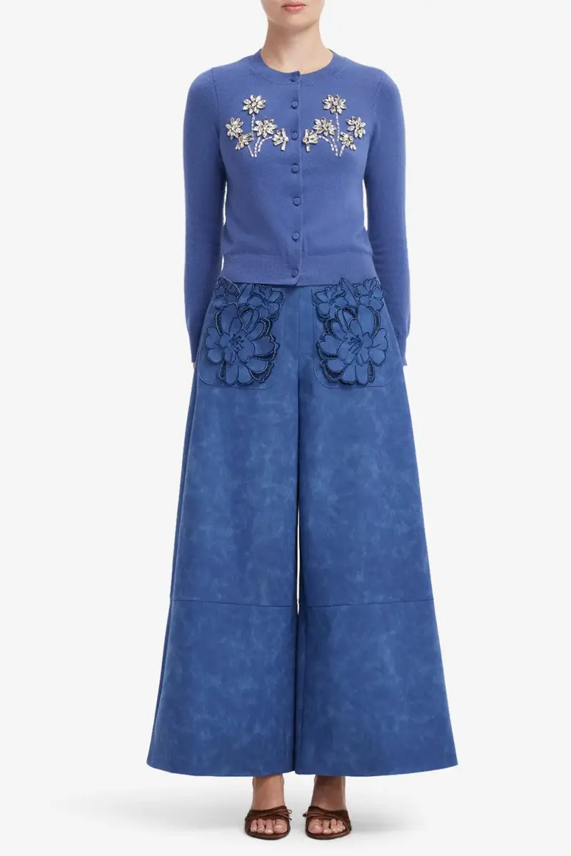 LEO LIN Claire Cardigan - Azure | Thumbnail 3