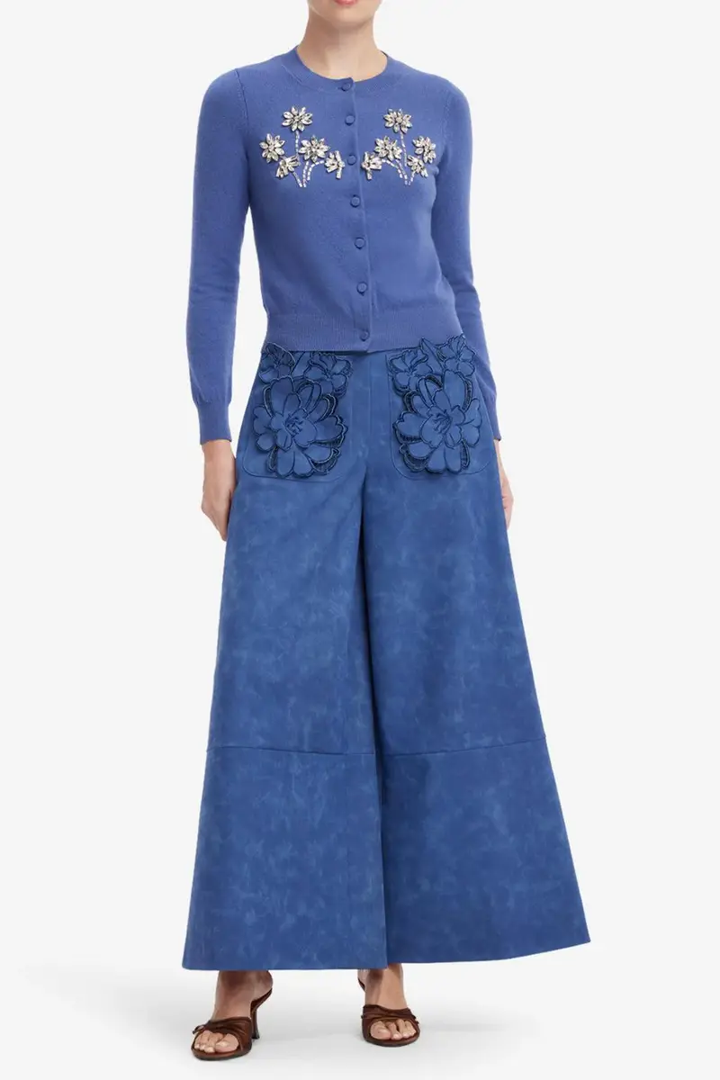 LEO LIN Claire Cardigan - Azure | Thumbnail 5