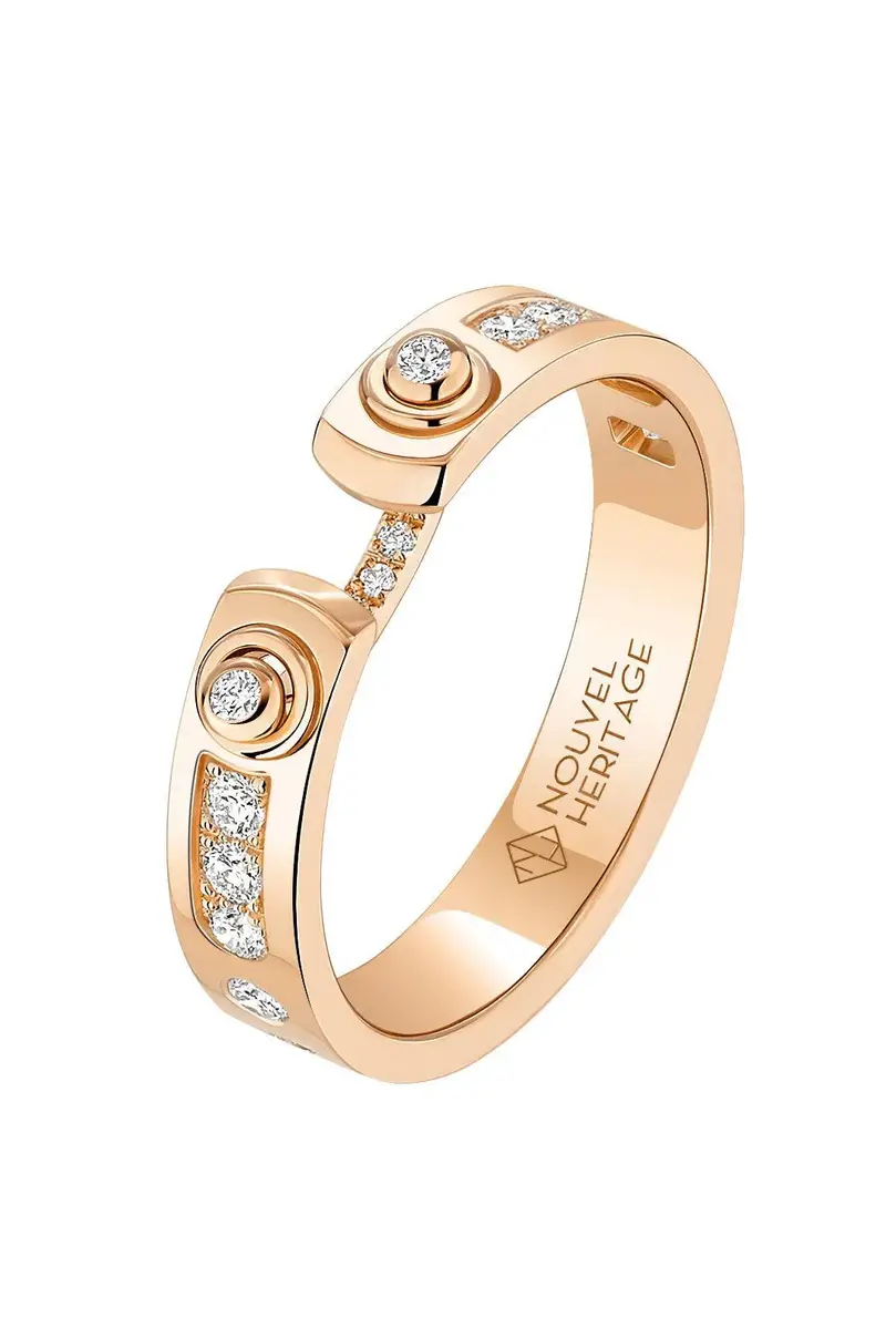 NOUVEL HERITAGE Diamond Tuxedo Mood Ring | Thumbnail 3 NOUVEL HERITAGE Diamond Tuxedo Mood Ring | Thumbnail 3