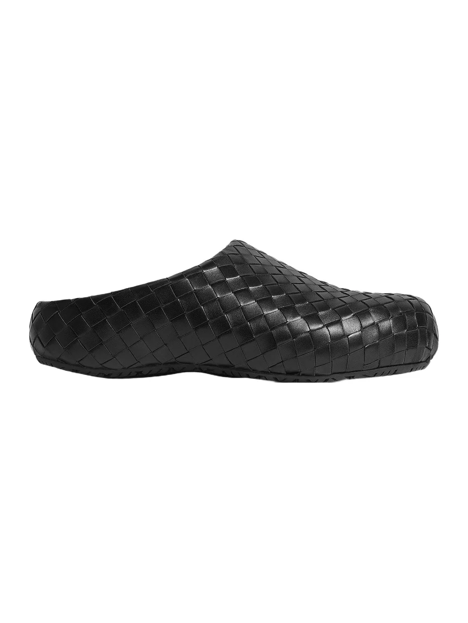Bottega Veneta Men's Intrecciato Leather Clog Mules