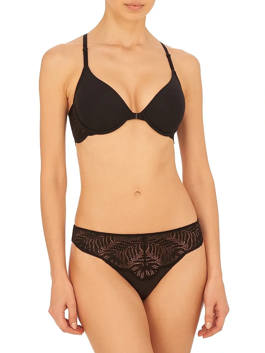 Natori Women's Lush Front Close Racerback T-Shirt Bra | Thumbnail 4 Natori Women's Lush Front Close Racerback T-Shirt Bra | Thumbnail 4