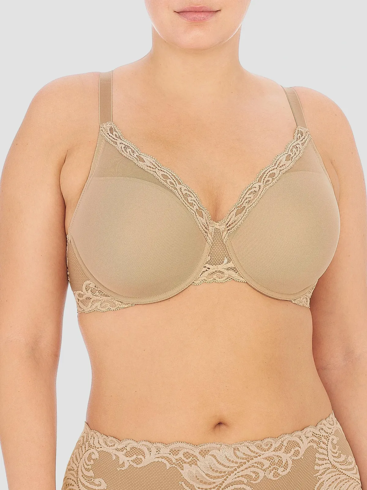 Natori Women's Feathers Full Figure Plunge T-Shirt Bra