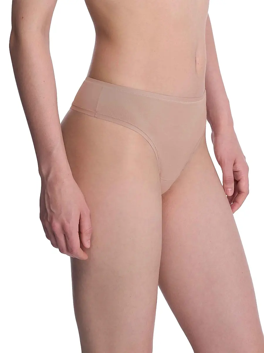 Natori Women's Bliss Bare Cotton Thong | Thumbnail 2 Natori Women's Bliss Bare Cotton Thong | Thumbnail 2