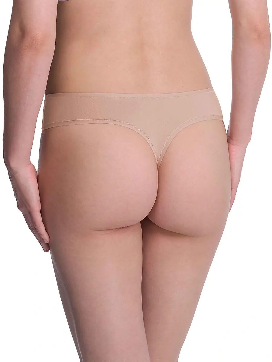 Natori Women's Bliss Bare Cotton Thong | Thumbnail 3 Natori Women's Bliss Bare Cotton Thong | Thumbnail 3