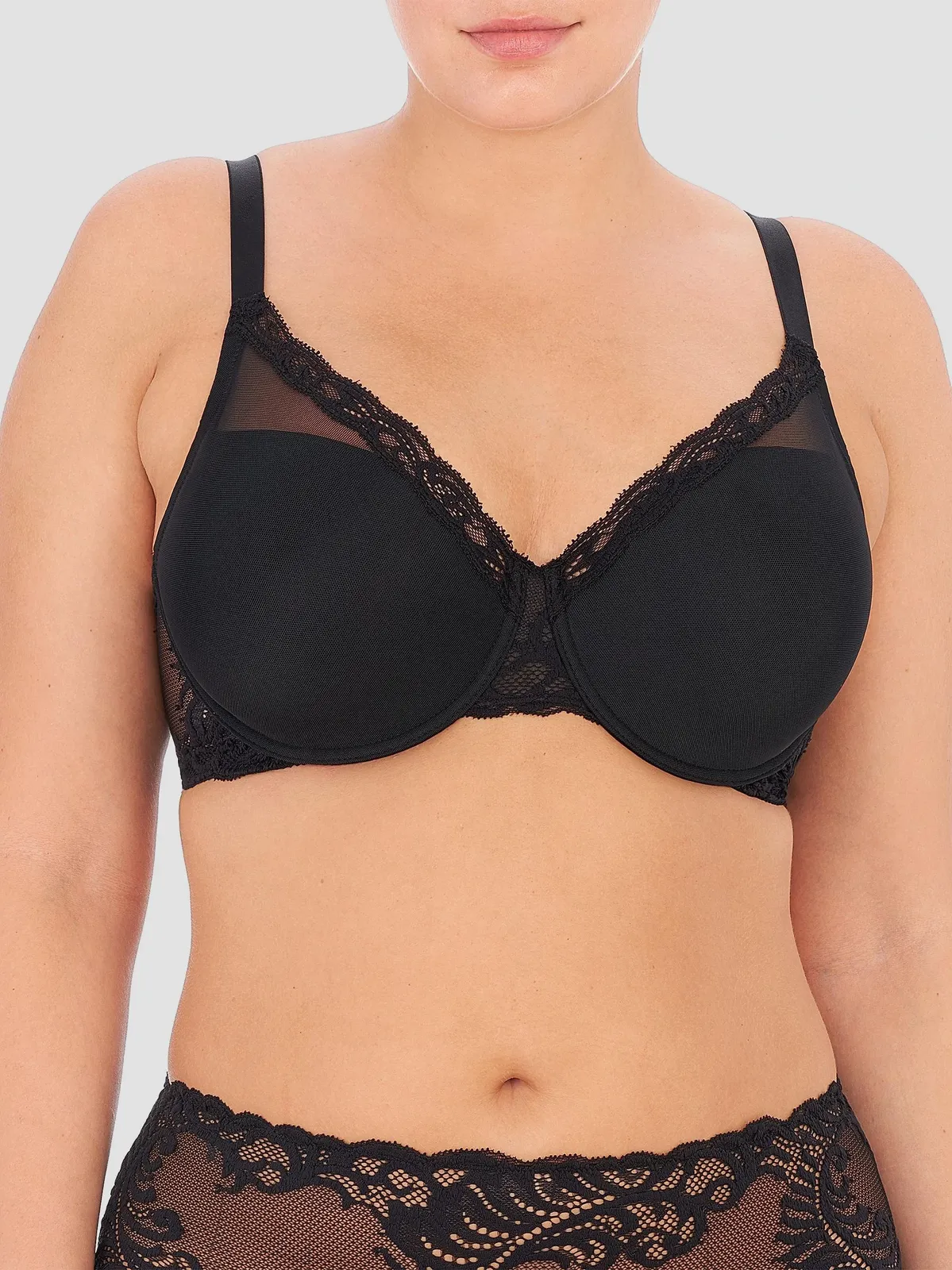 Natori Women's Feathers Full Figure Plunge T-Shirt Bra