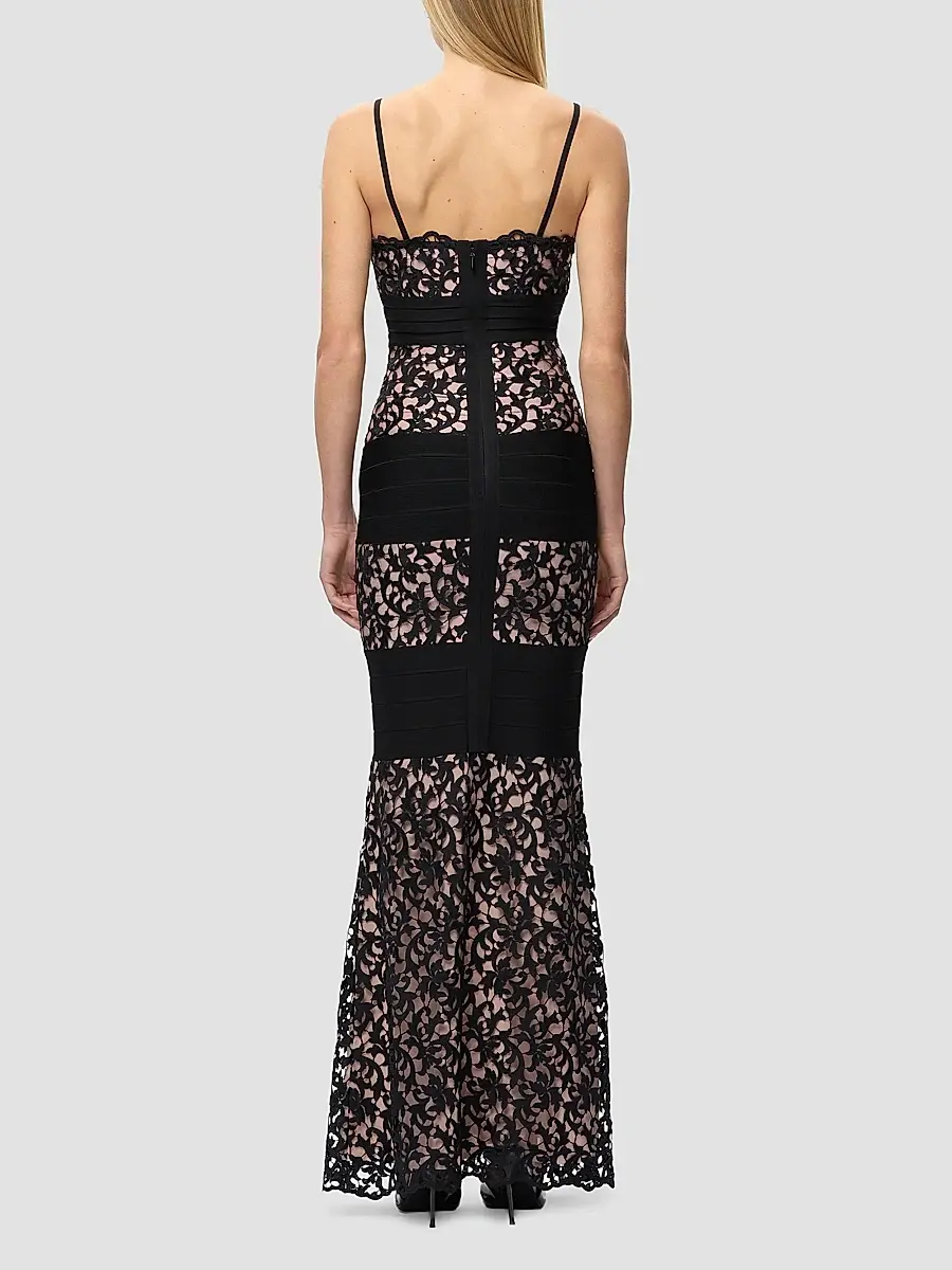 Hervé Léger Women's The Marielle Lace Bandage Gown | Thumbnail 7 Hervé Léger Women's The Marielle Lace Bandage Gown | Thumbnail 7
