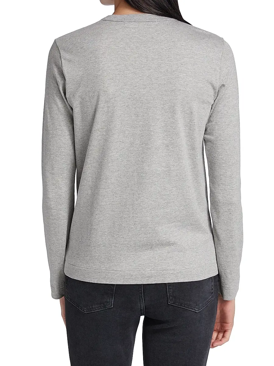 Comme des Garçons PLAY Women's Heart Long-Sleeve T-Shirt | Thumbnail 5 Comme des Garçons PLAY Women's Heart Long-Sleeve T-Shirt | Thumbnail 5