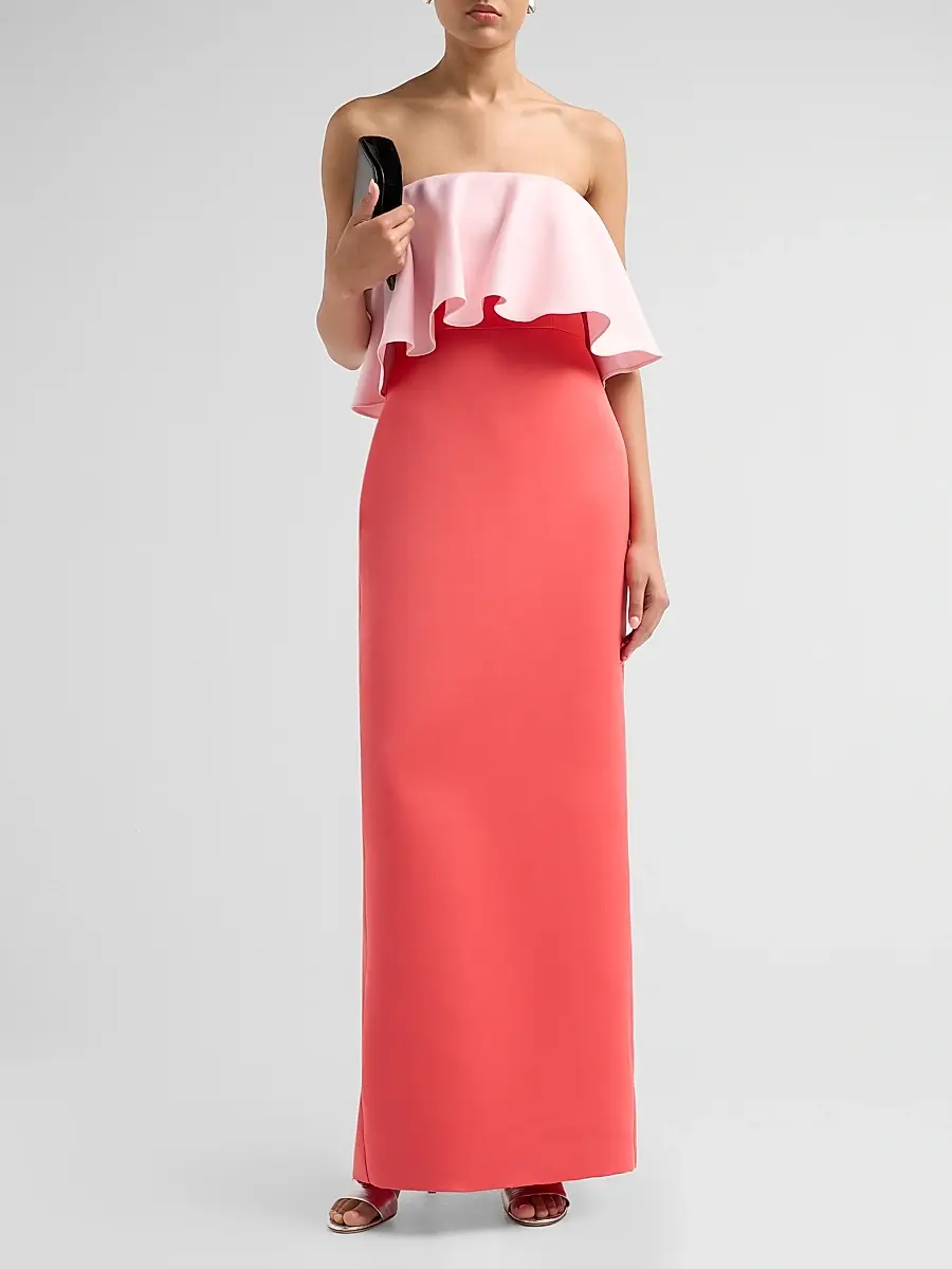 As It May Women's Selora Duchess Satin Strapless Column Gown | Thumbnail 2 As It May Women's Selora Duchess Satin Strapless Column Gown | Thumbnail 2