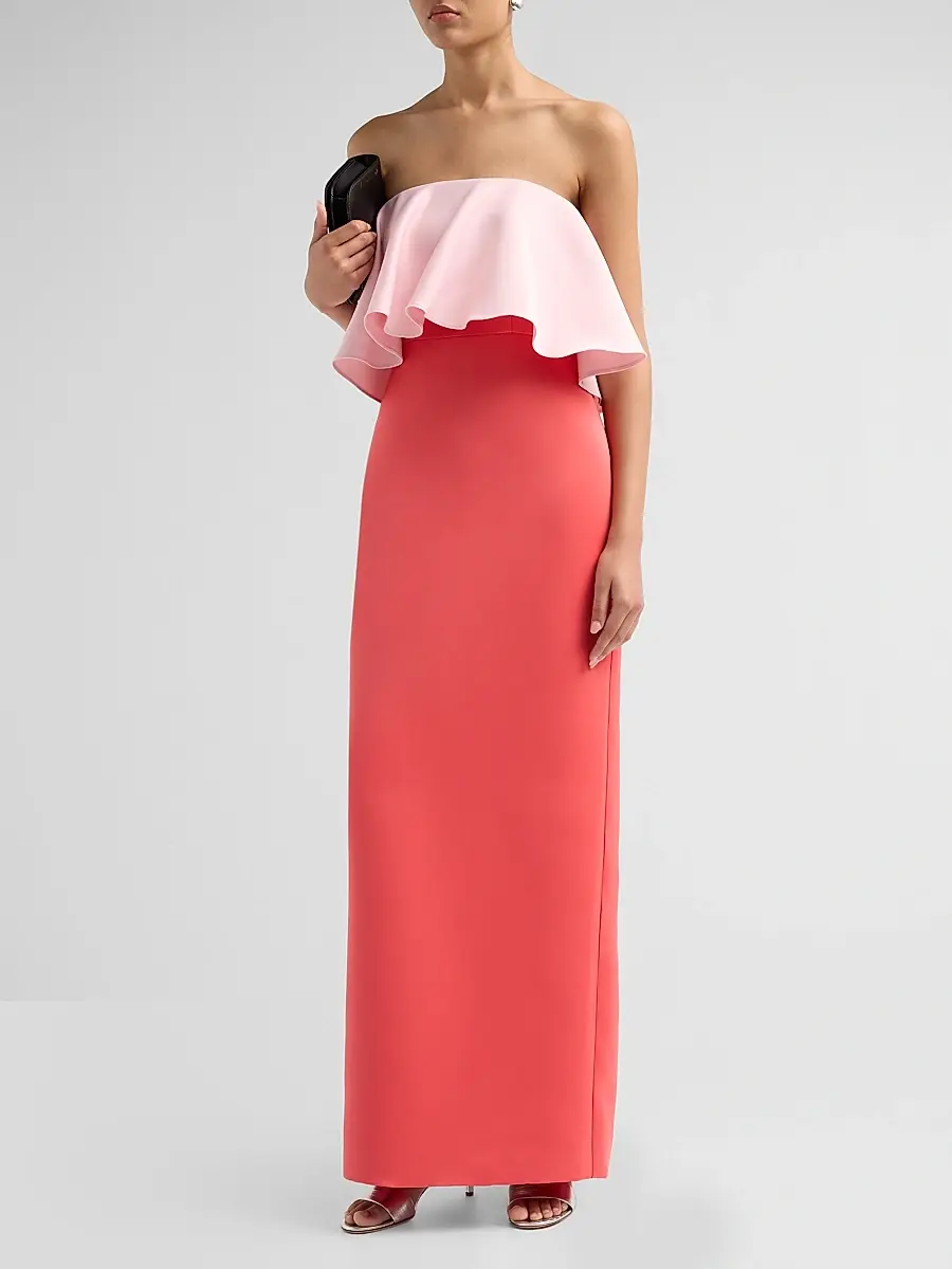 As It May Women's Selora Duchess Satin Strapless Column Gown | Thumbnail 4 As It May Women's Selora Duchess Satin Strapless Column Gown | Thumbnail 4