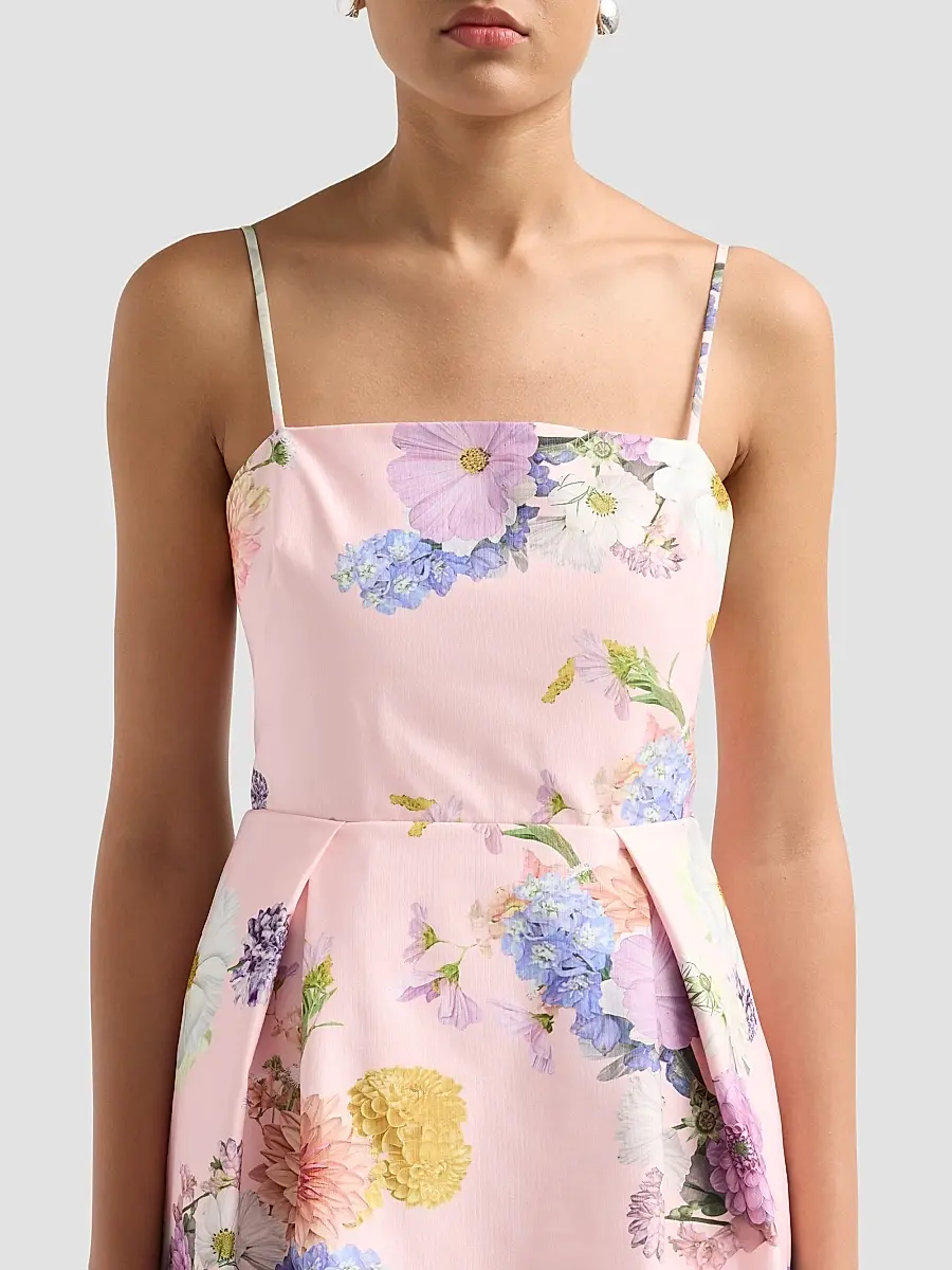 As It May Women's Teva Floral Faille Column Maxi Dress | Thumbnail 5 As It May Women's Teva Floral Faille Column Maxi Dress | Thumbnail 5