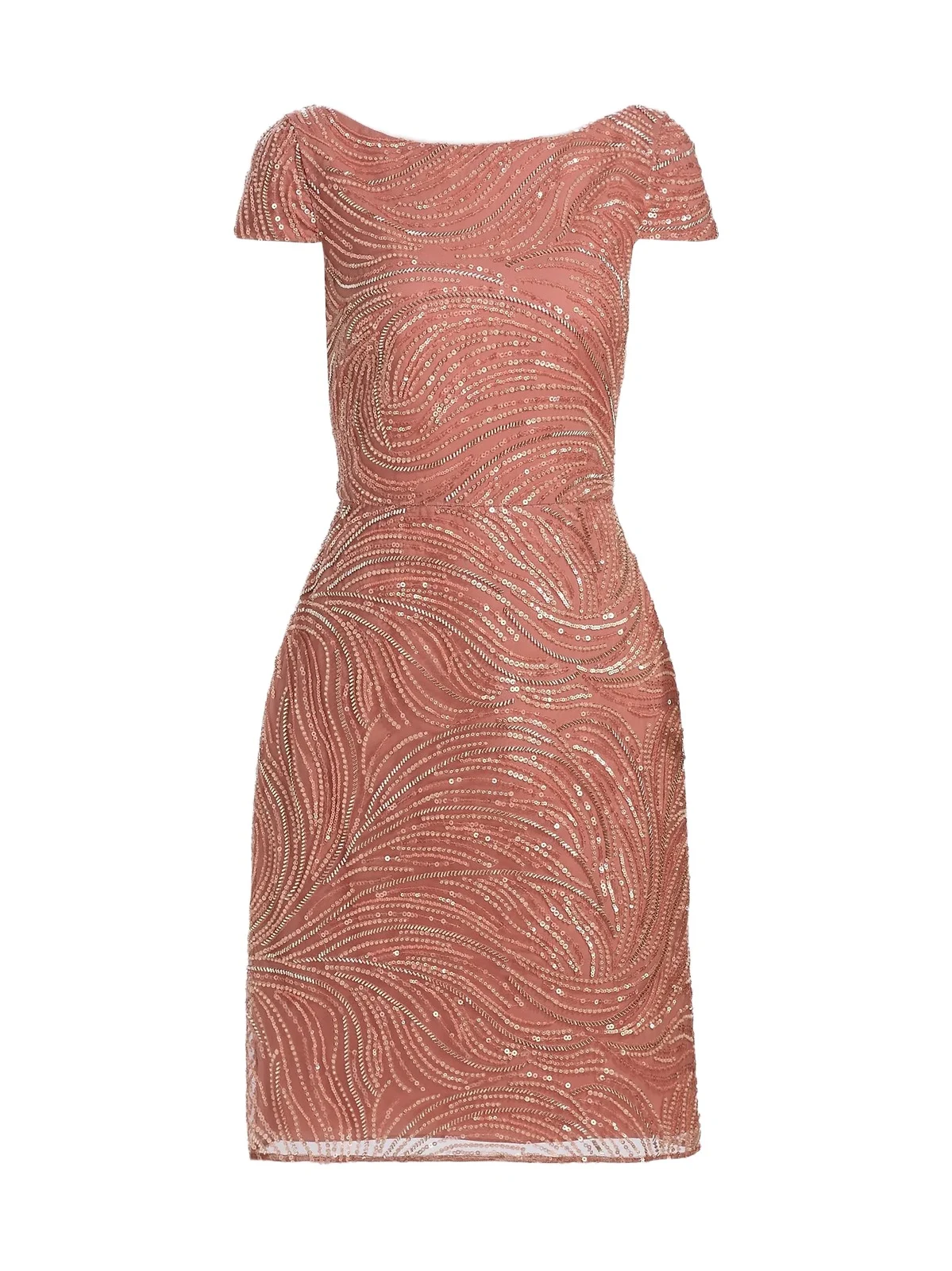 THEIA Women's Ceceline Sequined Cocktail Dress